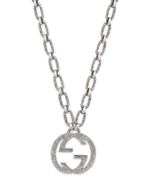 gucci interlocking g necklace men's.